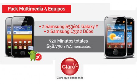 Pack Multimedia 4 Equipos